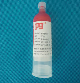 Adesivi di plastica di trattamento UV di legame di SMT della pasta di plastica rossa della lega per saldatura per le poste 30CC